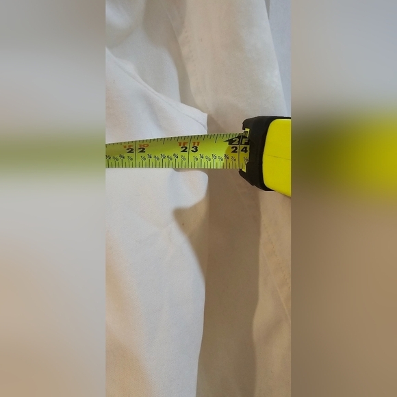 L.L. Bean - Women's White Collared Button  Down Cotton Spring Jacket​​​​​ - Picture 9 of 9